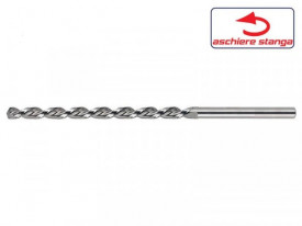 Burghiu elicoidal lung coada cilindrica, HSS rectificat aschiere stanga, DIN 340 - STAS 574, Tip N