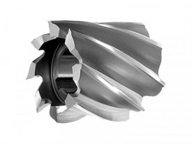 Freza cilindro-frontala cu alezaj, HSS Co5 DIN 841
