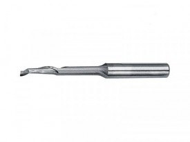 Freza coada cilindrica, lunga, cu 1 dinte, HSSCo5 Norma Interna, Tip W, pentru aluminiu