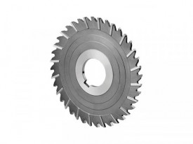 Freza disc, ingusta, dinti in zig-zag, HSS Co5 DIN 1834 A, dinti desi, Tip H