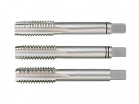 Tarod de mana, set, filet UNC, Carbon Steel DIN 352, Toleranta 2B, Forma C