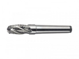 Freza cilindro frontala, coada conica, cu raza, pentru degrosare HSS Co8, DIN 1889D, Tip NR