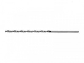 Burghiu elicoidal lung coada cilindrica, HSS rectificat DIN 340 - STAS 574, Tip N