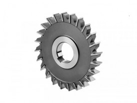 Freza disc 3 taisuri, dinti drepti, HSS Co5 DIN 885 B, STAS 2215/2, Tip H