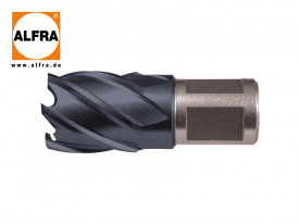Carota cu prindere Weldon, HSS Co5, acoperita RQX, adancime de taiere 30 mm
