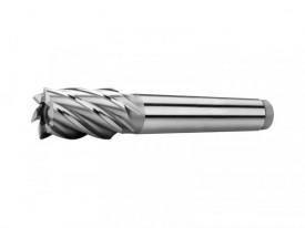 Freza cilindro-frontala, coada conica, cu 4-8 dinti HSS Co5, DIN 845, STAS 1683, Tip N