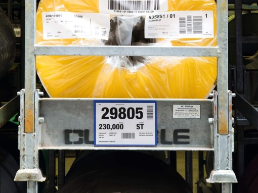 Buzunar logistic magnetic A4 portret, Durable, 50buc/set