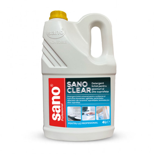 Detergent geam, Sano Professional Clear , 4L