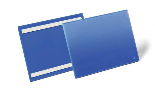 Buzunar logistic autoadeziv A4 landscape, Durable, 50buc/set