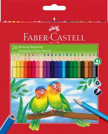Creioane color Faber-Castell 24/set 120524
