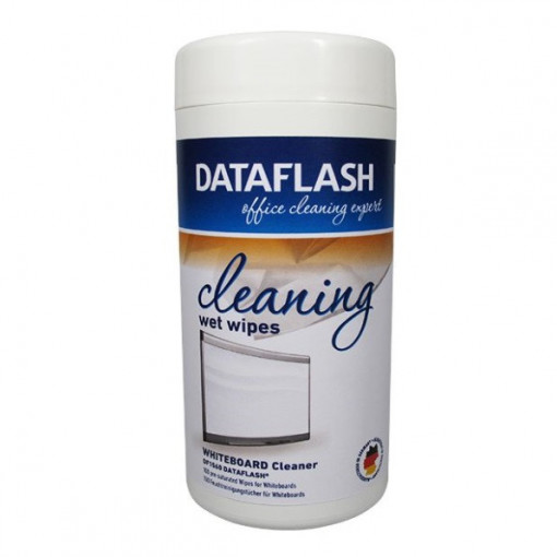 Servetele umede pentru curatare tabla alba magnetica Data Flash. 100/set