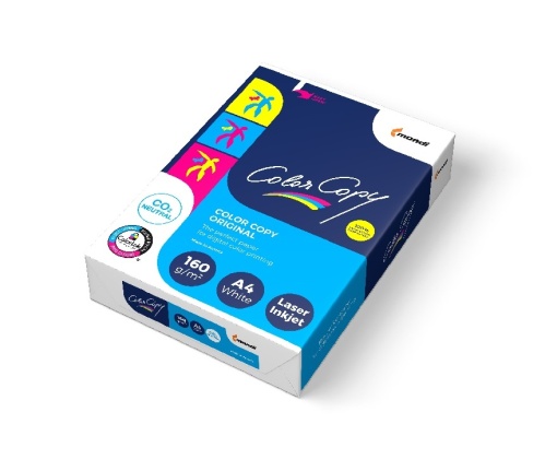 Carton alb A4 pentru tipar digital, 160g, 250coli/top, Color Copy
