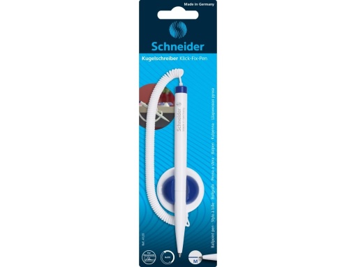 Pix Schneider Click Fix cu suport adeziv, scriere albastra