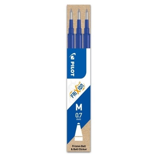 Set 3 rezerve roller Frixion Ball Pilot 0.7 mm varf mediu
