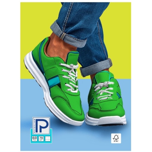 Caiet A4, 60file, matematica, 70g/mp, Paperland, motiv Steps