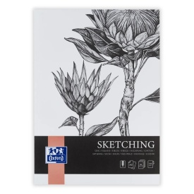 Bloc desen Sketching A4, 50 file, 120g/mp, colectia Oxford Artistic