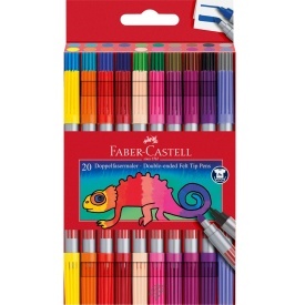 Carioca Faber Castell 20/set cu 2 varfuri 151119