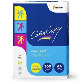 Carton alb A4 pentru tipar digital, 300g, 125coli/top, Color Copy