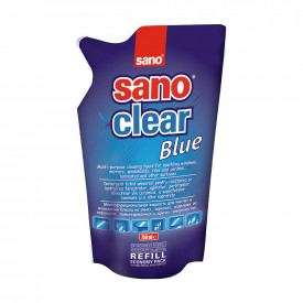 Detergent geam , Sano Clear Blue refill, rezerva 750ml