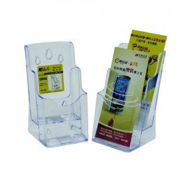 Display plastic 1/3A4, pentru brosuri, de birou/perete, KEJEA - Img 3