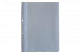 Dosar plastic PP cu sina, cu gauri, 10 buc/set, Optima - Img 2