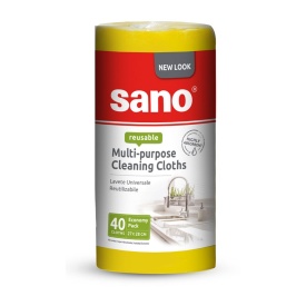 Rola lavete uscate Sano Cloth, 40 buc
