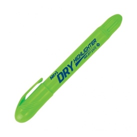 Textmarker Amos Dry, varf uscat rotund, culori fluorescente - Img 2