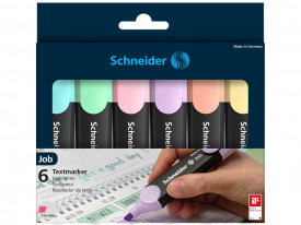 Textmarker Schneider Job Pastel 6/set - Img 1
