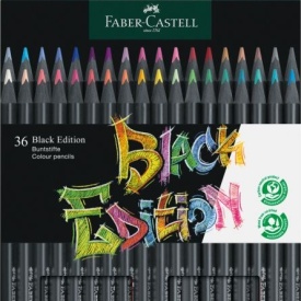 Creioane color Faber-Castell 36/set Black Edition 116436