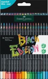 Creioane color Faber-Castell 36/set Black Edition - Img 1