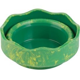 Pahar apa pentru pictura Dinozauri Click&Go, Faber-Castell, verde marmorat - Img 3