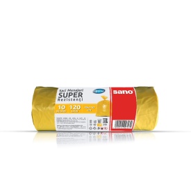 Saci menaj 120L super rezistenti 70x110cm, Optima, 10buc/rola