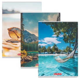 Set 5 caiete A4, 60file, velin, Herlitz motiv Relax Mode