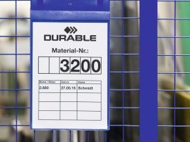Buzunar logistic cu curele de prindere A4 portrait, Durable, 50buc/set - Img 1