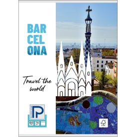 Caiet A4, 60file, dictando 70g/mp, Paperland motiv Travel the World - Img 1