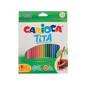 Creioane color Carioca Tita Clasic 24/set SKR088 - Img 1