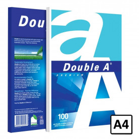 Hartie copiator clasa A, A4, 80g/mp, 100coli/top, Double A Premium