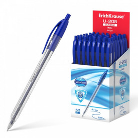 Pix cu mecanism U-208 Classic, scriere albastru, vf 1mm - Img 1