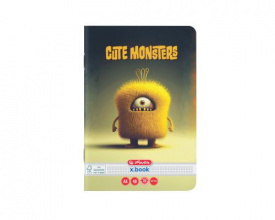 Set 10buc caiet A5, 48file, matematica, Herlitz motiv Cute Monster - Img 3