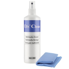Set curatare monitoare TFT/LCD/notebook (spray 250ml+laveta microfiber), Elix Clean