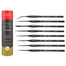 Set Pensule 7+1 pentru miniatura si detaliu Daco PN297