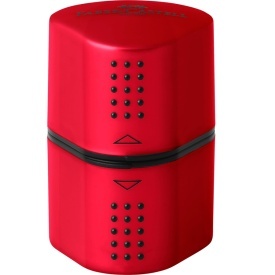 Ascutitoare tripla cu container, Grip 2001, Faber-Castell