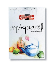 Bloc desen Pop Aquarell A4, 10coli, 250g