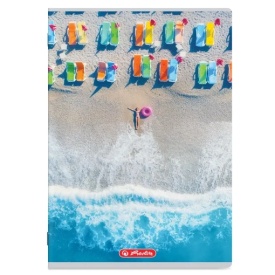 Caiet A4 Herlitz, dictando, 80file, hartie de 70g, coperti carton, motiv Megamix2 - Img 3