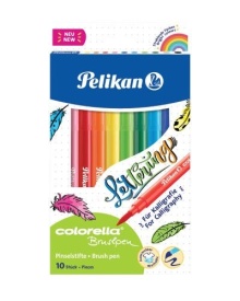 Carioca Colorella Pelikan, varf pensula, 10/set