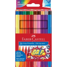 Carioca Faber Castell 20/set cu grip