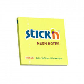 Notes adeziv 76x76, culori neon, 100foi, Stick'n - Img 2