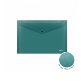 Plic plastic A4 cu buton 4 culori, Erich Krause 59141 - Img 2