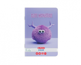 Set 10buc caiet A5, 48file, matematica, Herlitz motiv Cute Monster - Img 4