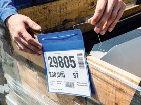Buzunar logistic cu sarma de prindere A5, Durable, 50buc/set - Img 2